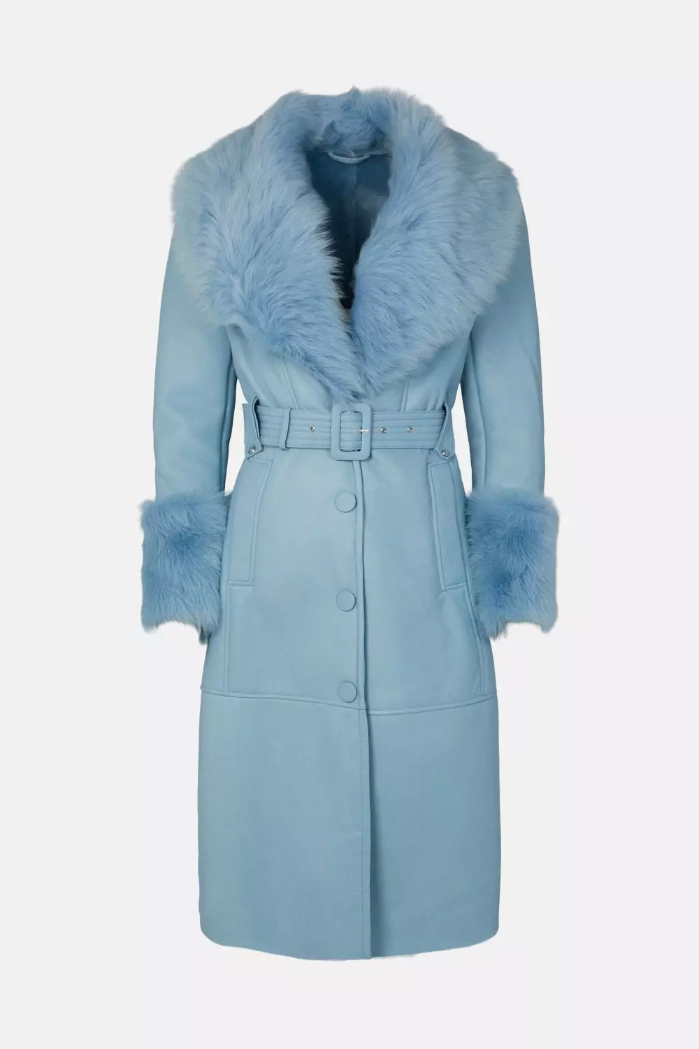 Karen millen hotsell blue coat